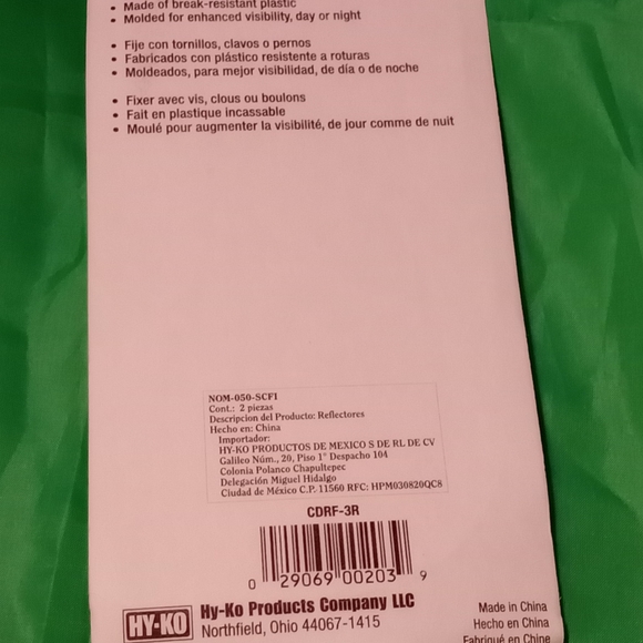 New bracket mounted reflectors. - Picture 2 of 4